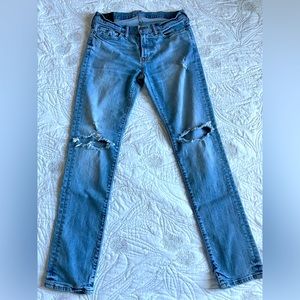 Abercrombie & Fitch Athletic Fit Stretch Jeans Mens